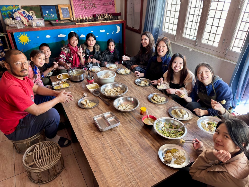 The volunteers had the opportunity to learn about Nepalese culture. Photos: Handout
