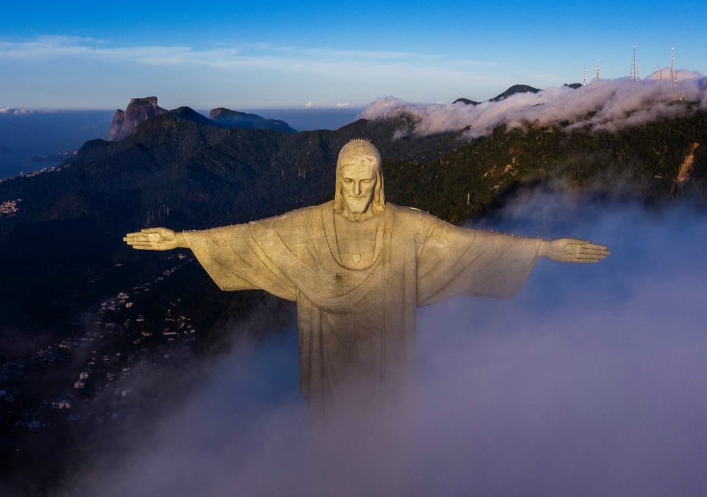The Christ the Redeemer statue sits atop a mountain in Rio de Janeiro. Photo: AFP The Christ the Redeemer statue sits atop a mountain in Rio de Janeiro. Photo: AFP