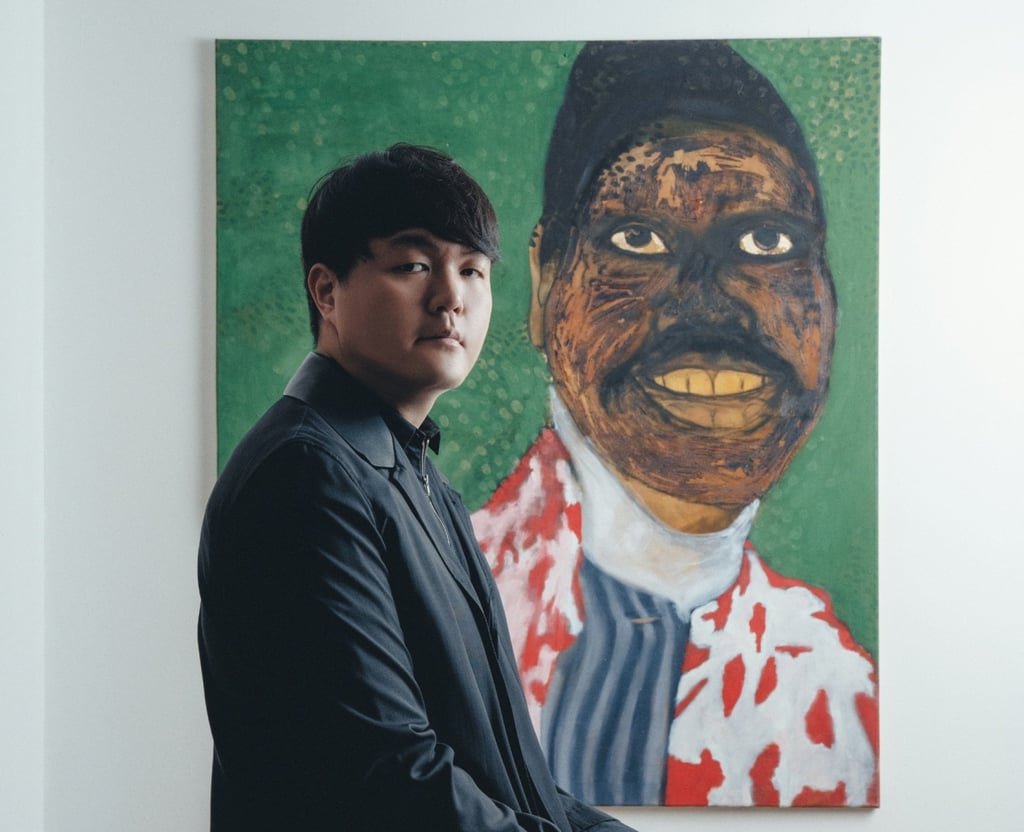 Noh with Stanislava Kovalcikova’s To Think is to be Sick (2018). Photo: courtesy Peres Projects, Berlin Noh with Stanislava Kovalcikova’s To Think is to be Sick (2018). Photo: courtesy Peres Projects, Berlin