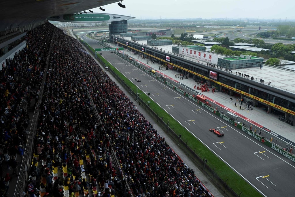 The Shanghai International Circuit has seen little use since 2019 and could be bumpier than before. Photo: AFP The Shanghai International Circuit has seen little use since 2019 and could be bumpier than before. Photo: AFP