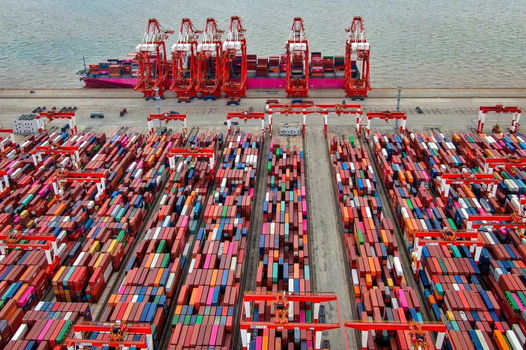 The Yangshan container port is Shanghai, which has been ranked as the world’s top port since 2010. Photo: Chinatopix via AP The Yangshan container port is Shanghai, which has been ranked as the world’s top port since 2010. Photo: Chinatopix via AP