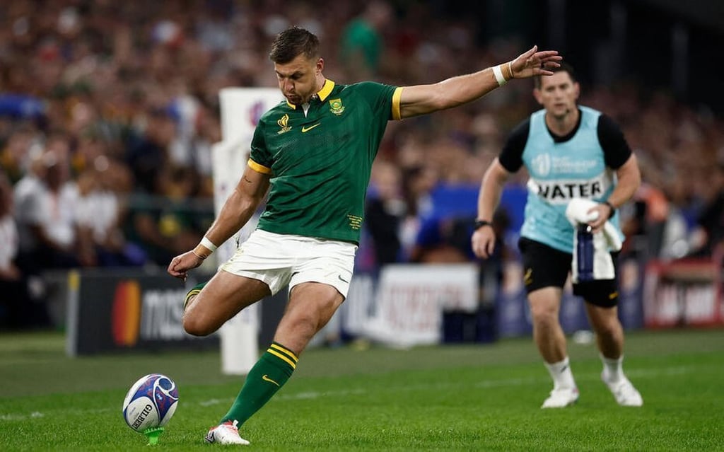 Handré Pollard in action for South Africa. Photo: @handrepollard/X Handré Pollard in action for South Africa. Photo: @handrepollard/X