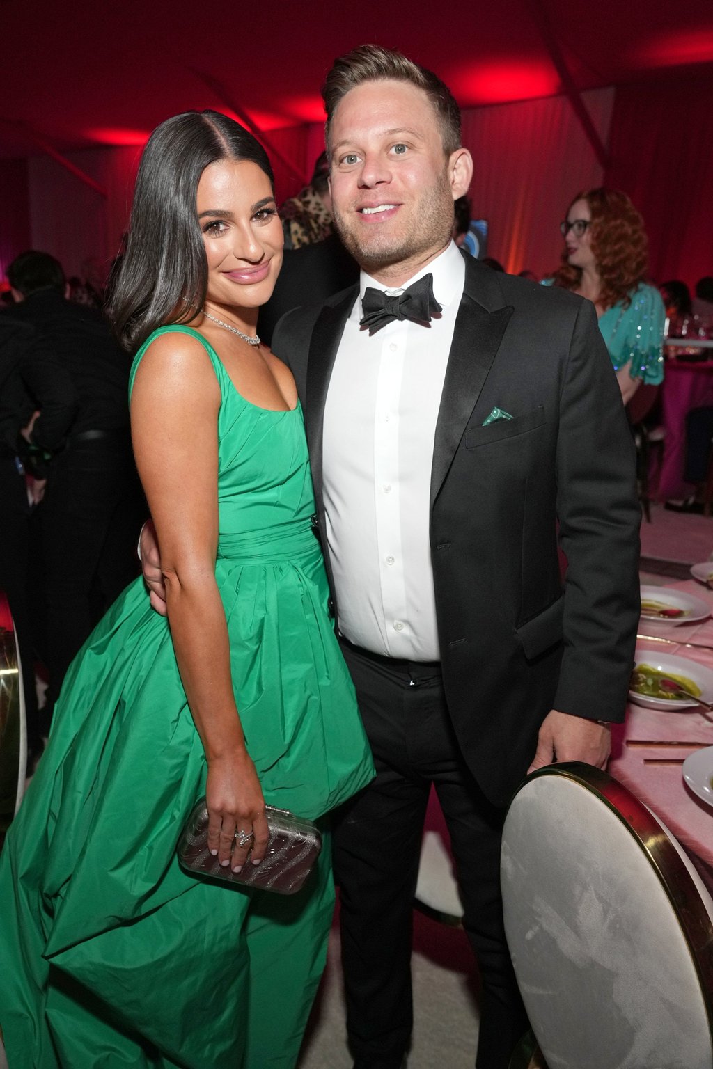 Lea Michele and Zandy Reich at the Elton John Aids Foundation’s 30th Academy Awards Viewing Party in March 2022, in West Hollywood, California. Photo: Getty Images for Elton John Aids Foundation Lea Michele and Zandy Reich at the Elton John Aids Foundation’s 30th Academy Awards Viewing Party in March 2022, in West Hollywood, California. Photo: Getty Images for Elton John Aids Foundation