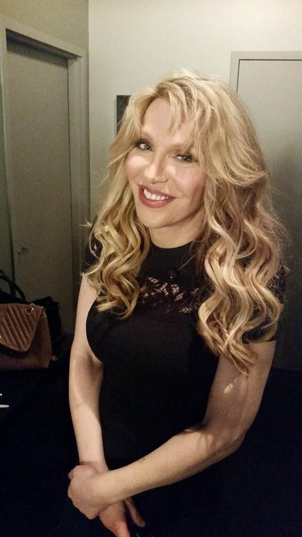 Courtney Love in a post shared in December 2014. Photo: Courtney Love/Facebook Courtney Love in a post shared in December 2014. Photo: Courtney Love/Facebook