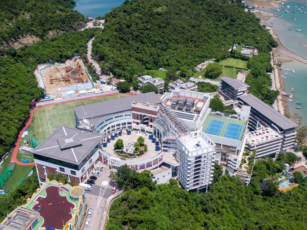 HKIS’ new student activity centre, which will include an eight-lane indoor swimming pool, three-storey climbing wall, four rooftop tennis courts, two gymnasiums and four indoor golf bays, will open later this year.