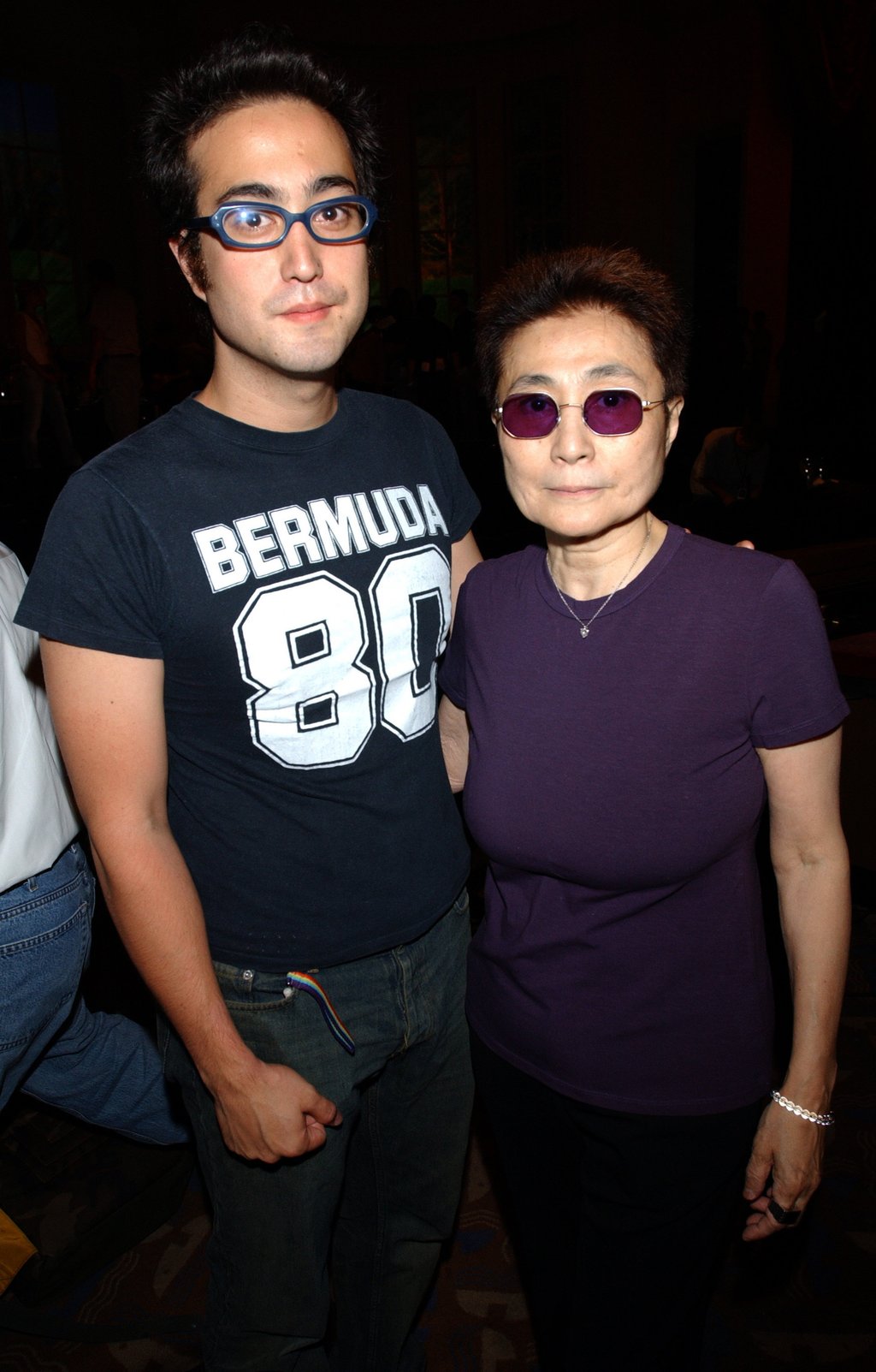Sean Lennon and mum Yoko Ono during a tribute event for his late father in New York City, US, in 2001. Photo: WireImage Sean Lennon and mum Yoko Ono during a tribute event for his late father in New York City, US, in 2001. Photo: WireImage