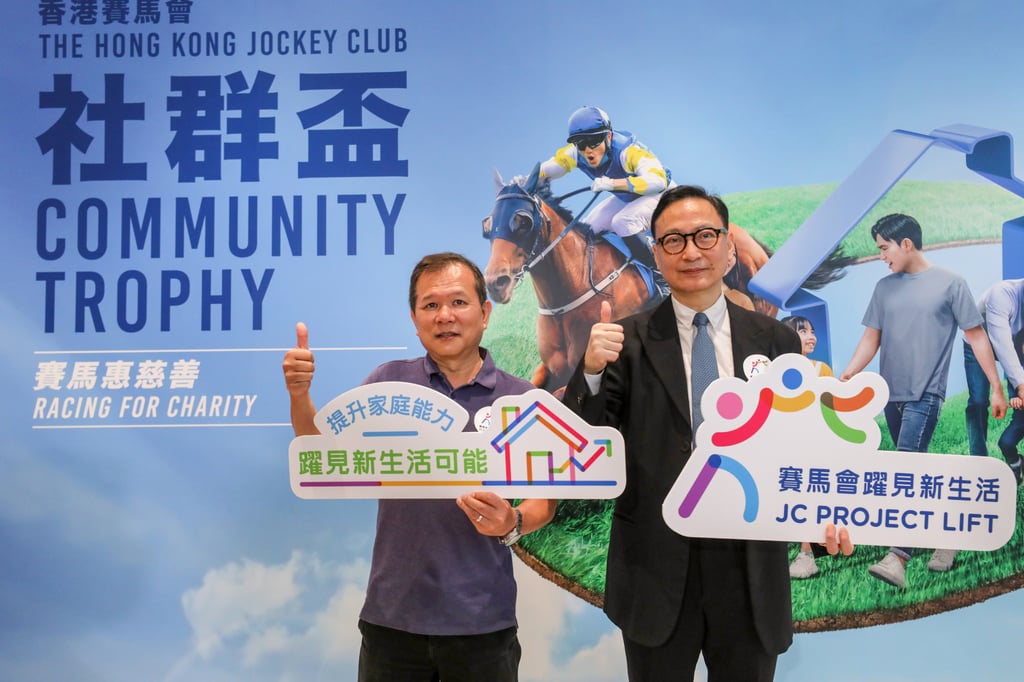 Programme beneficiary Lu Wai-hung (left) and advisory committee convenor Clement Cheung. Photo: Xiaomei Chen Programme beneficiary Lu Wai-hung (left) and advisory committee convenor Clement Cheung. Photo: Xiaomei Chen