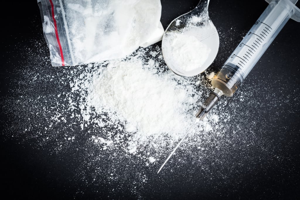 A stock image of heroin. Officers also discovered drug manufacturing and packaging tools in the units. Photo: Shutterstock Images