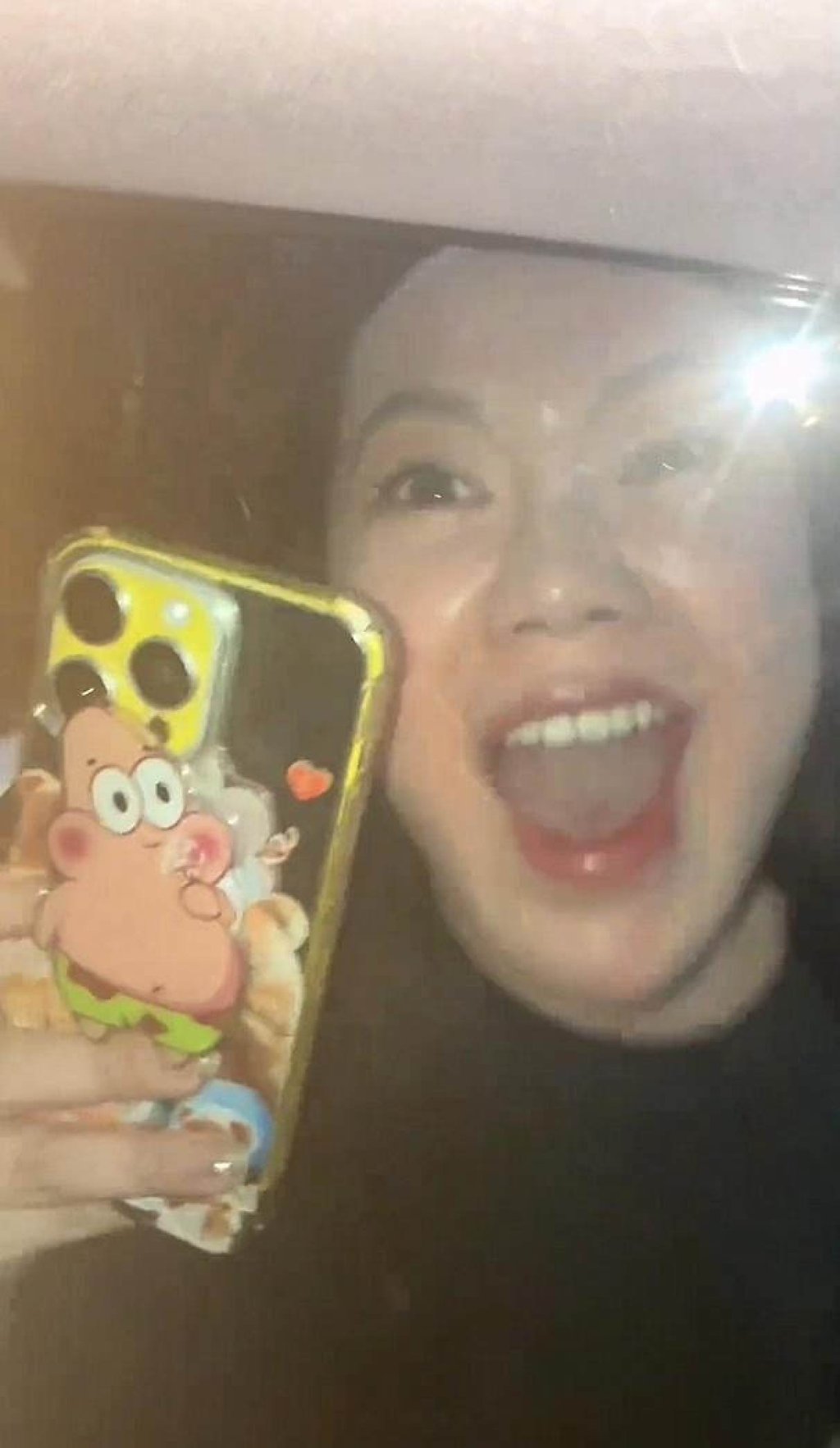 The victim of Lin’s raging outburst began to film the incident which she later put on social media. Photo: Handout The victim of Lin’s raging outburst began to film the incident which she later put on social media. Photo: Handout