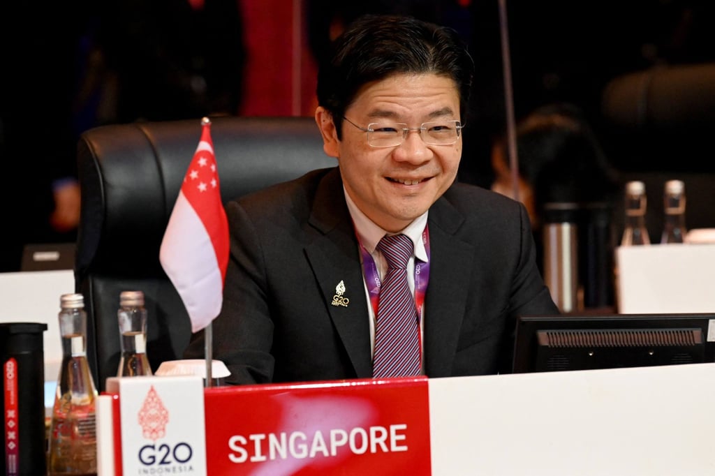 Singapore Prime Minister Lee Hsien Loong will step down in May 2024 and his deputy Lawrence Wong (pictured) will take over, the second non-member of the Lee family to lead the wealthy nation. Photo: AFP