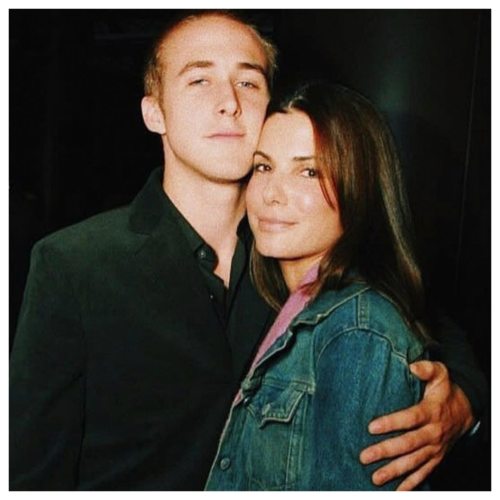 Sandra Bullock and Ryan Gosling may seem like an unlikely pairing, but the two dated for a year. Photo: @ryangoslingarmy/Instagram Sandra Bullock and Ryan Gosling may seem like an unlikely pairing, but the two dated for a year. Photo: @ryangoslingarmy/Instagram