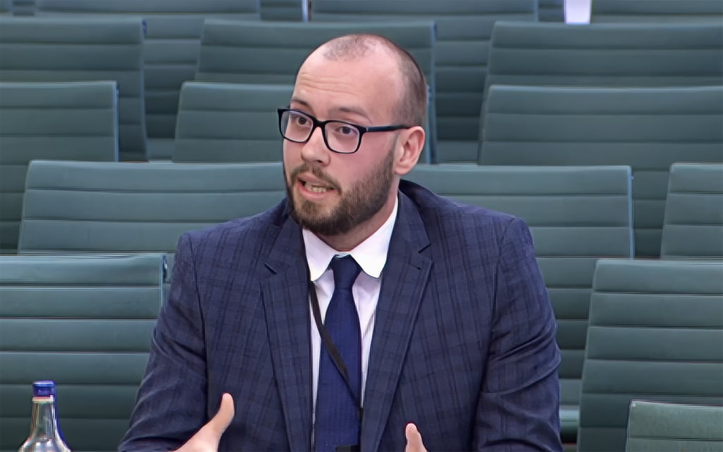 RSI head Jacob Smith speaking to members of UK’s House of Commons in May 2023. Photo: Handout