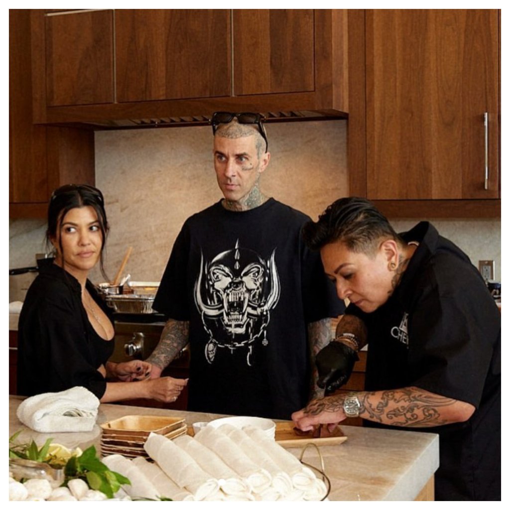Chef K has revealed that the Kardashian-Jenner family usually indulges in a grilled cheese sandwich. Photo: @chefkla/Instagram