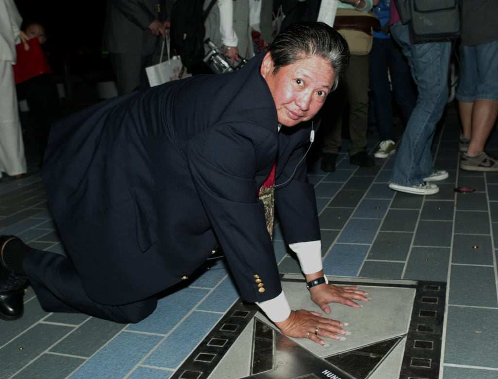 Actor and martial artist Sammo Hung poses in front of his handprint during the Avenue of Stars launching ceremony. Photo: K. Y. Cheng Actor and martial artist Sammo Hung poses in front of his handprint during the Avenue of Stars launching ceremony. Photo: K. Y. Cheng