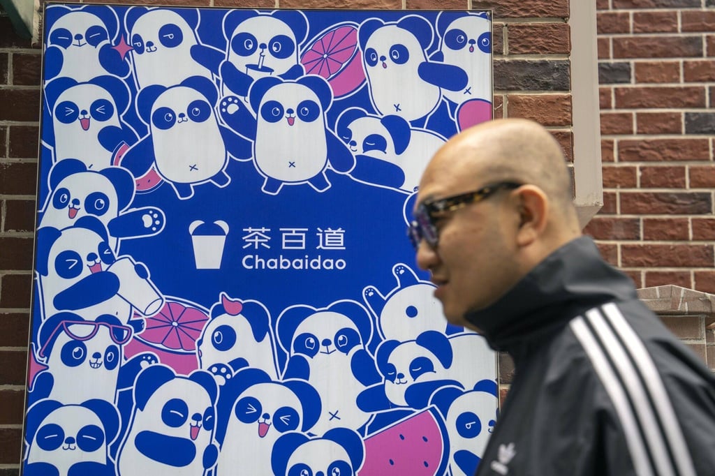 Chinese bubble-tea maker Chabaidao owns more than 8,000 stores in mainland China. Photo: Bloomberg Chinese bubble-tea maker Chabaidao owns more than 8,000 stores in mainland China. Photo: Bloomberg