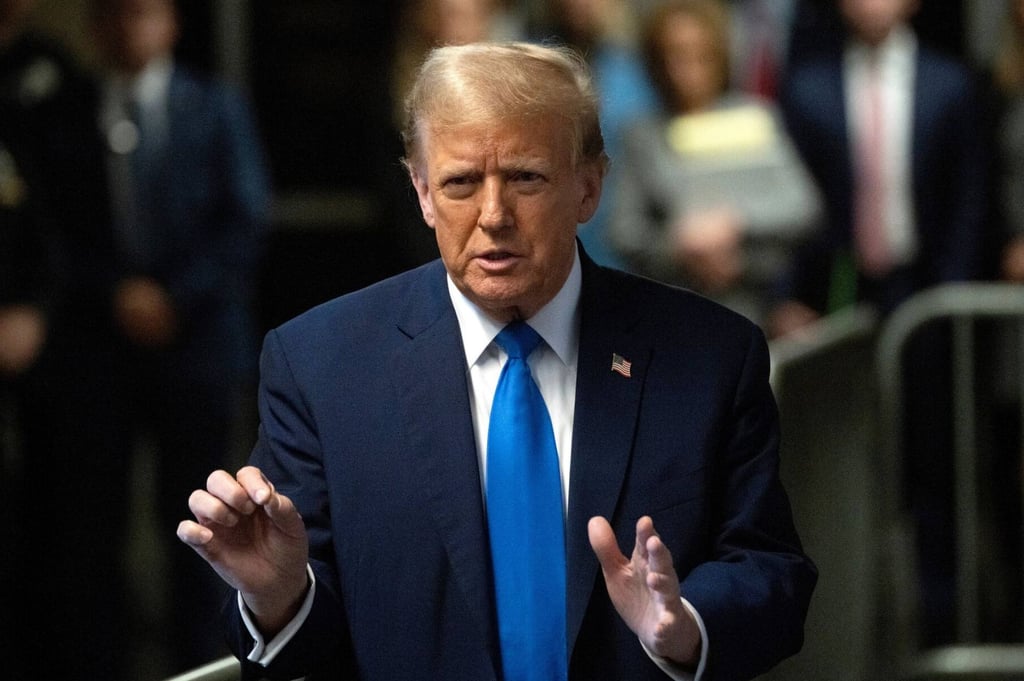 Donald Trump on Monday. Photo: The Washington Post / Bloomberg Donald Trump on Monday. Photo: The Washington Post / Bloomberg