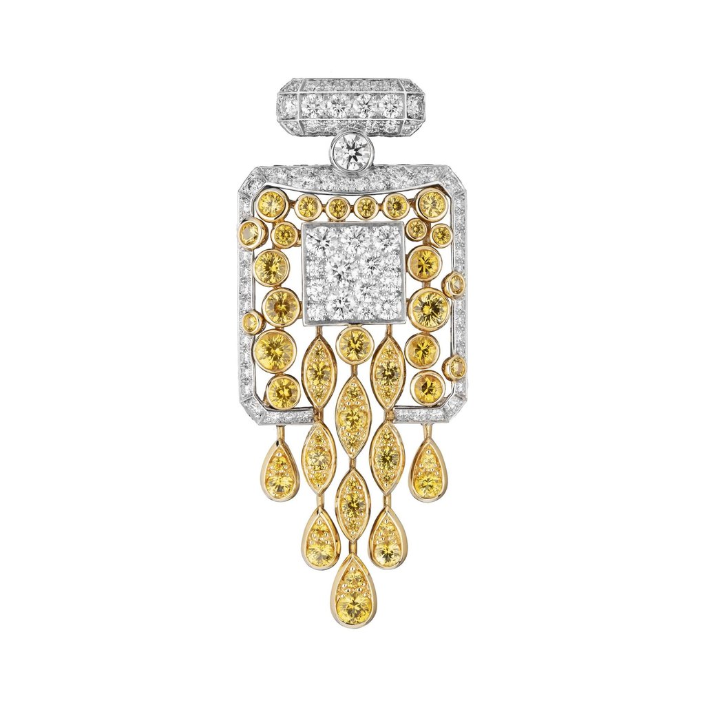 Chanel N°5 fine jewellery brooch