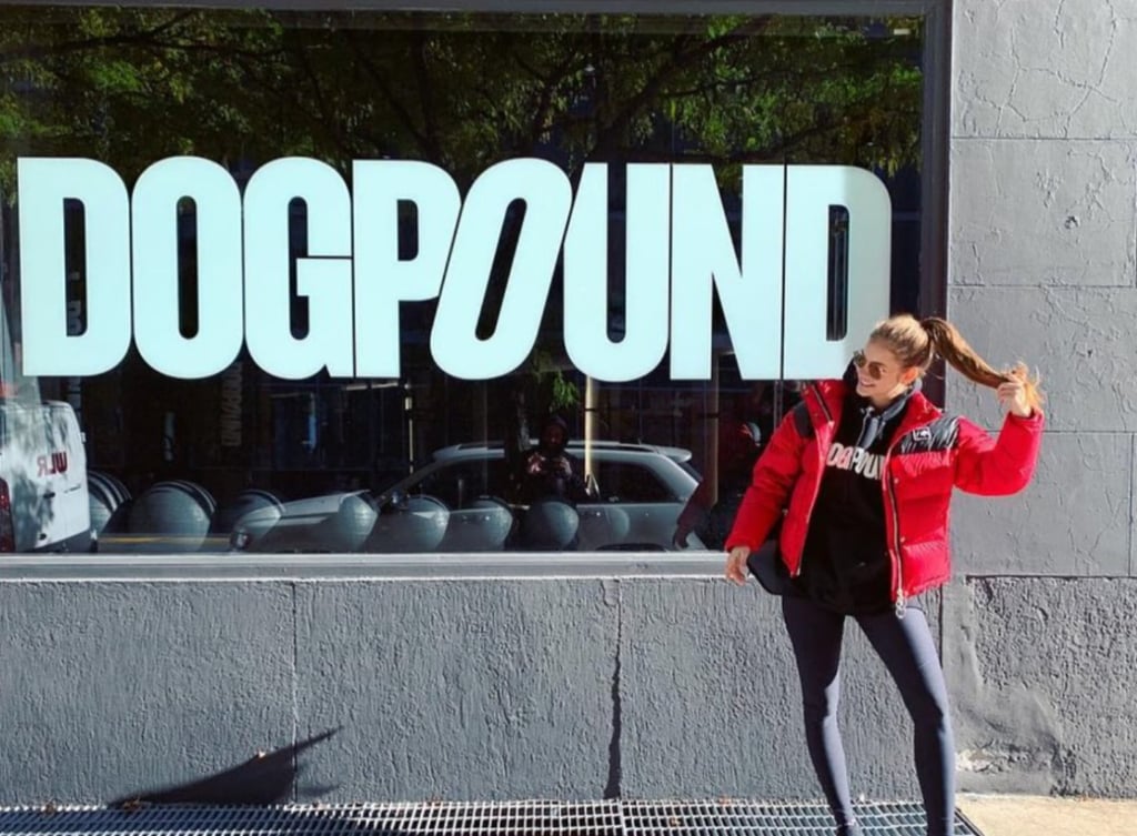 Model Barbara Palvin is a fan of the Dogpound. Photo: @dogpound/Instagram Model Barbara Palvin is a fan of the Dogpound. Photo: @dogpound/Instagram