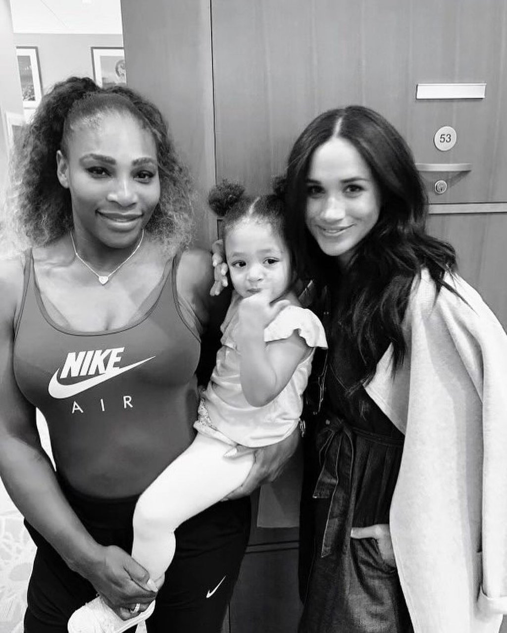 Meghan Markle and Serena Williams. Photo: @serenawilliams/Instagram Meghan Markle and Serena Williams. Photo: @serenawilliams/Instagram