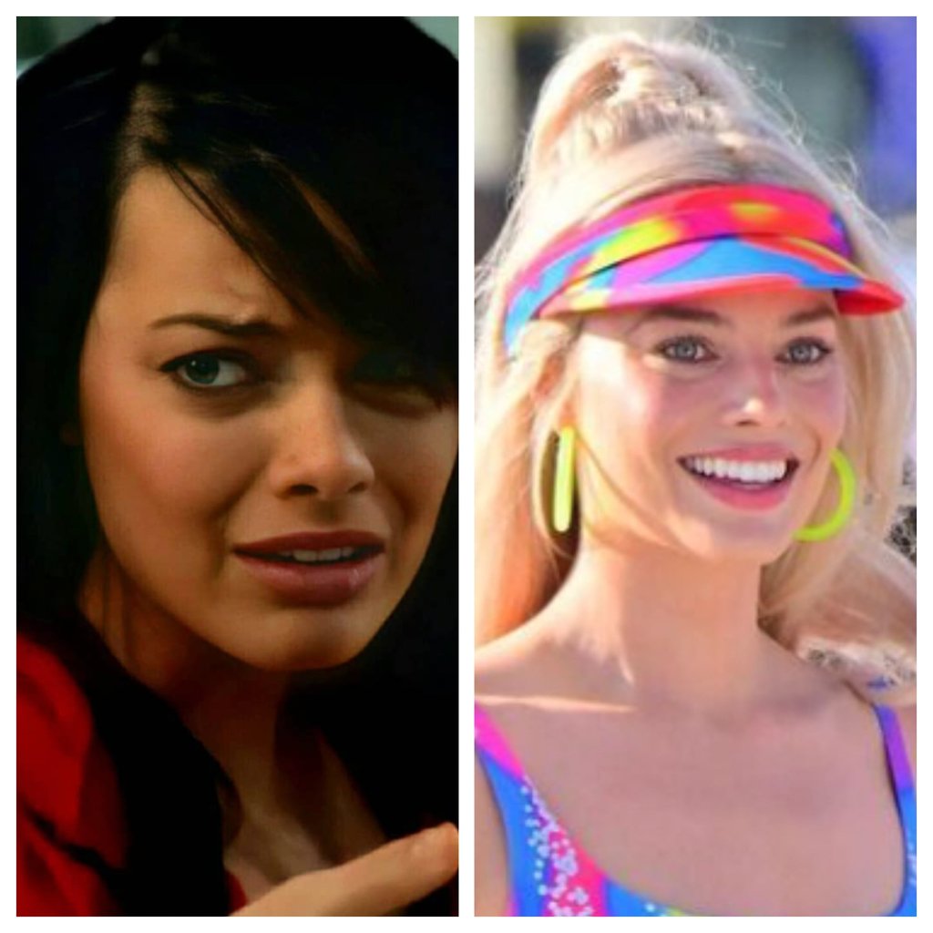 An “emo-looking” Margot Robbie in I. C. U, and Barbie. Photos: @margtrobbie, @margotbrnews/Instagram An “emo-looking” Margot Robbie in I. C. U, and Barbie. Photos: @margtrobbie, @margotbrnews/Instagram