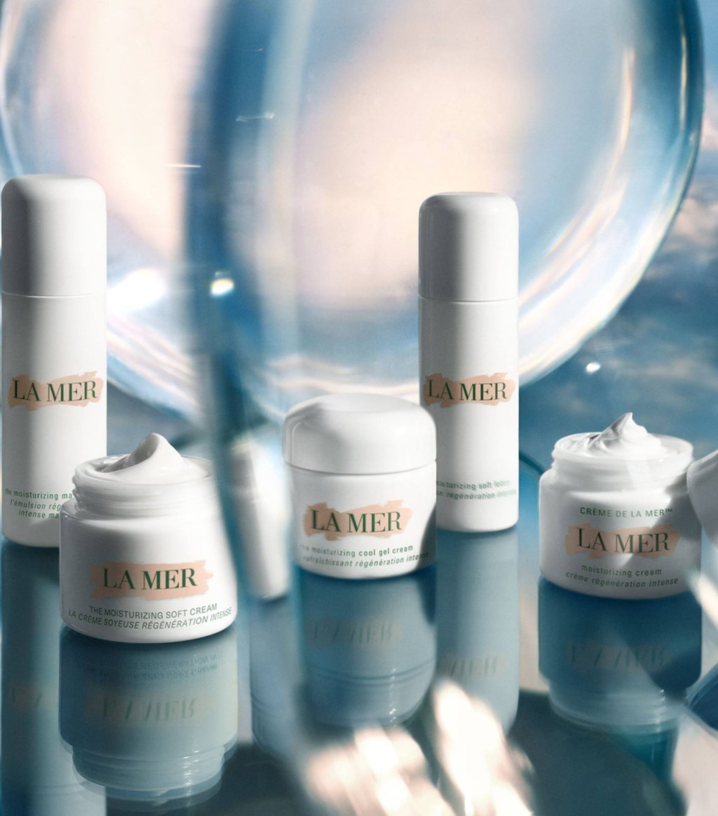 A range of skincare products from La Mer