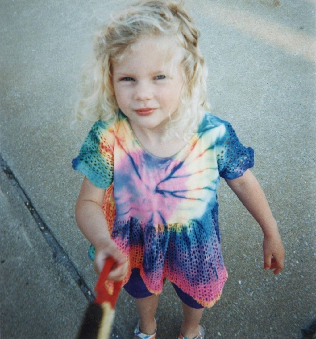 Taylor Swift shared a little kid pic of herself in honour of her 30th birthday in December 2019. Photo: @taylorswift/Instagram
