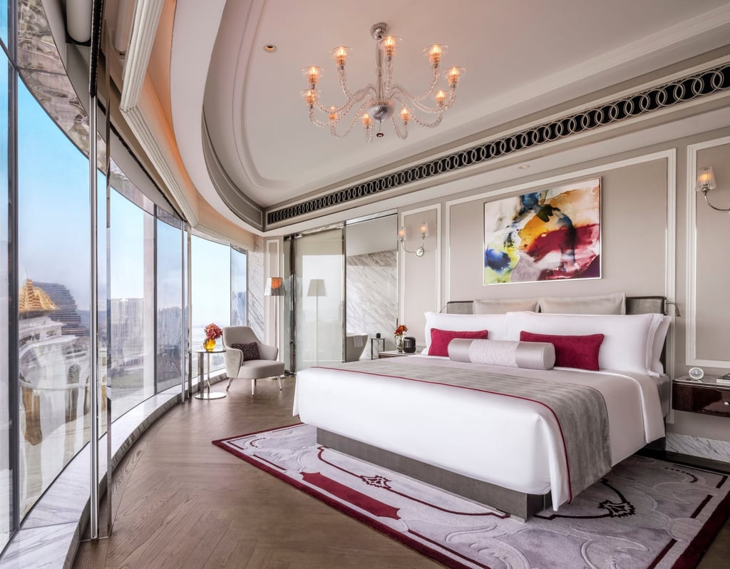 Raffles at Galaxy Macau features around 450 lavishly decorated suites Raffles at Galaxy Macau features around 450 lavishly decorated suites