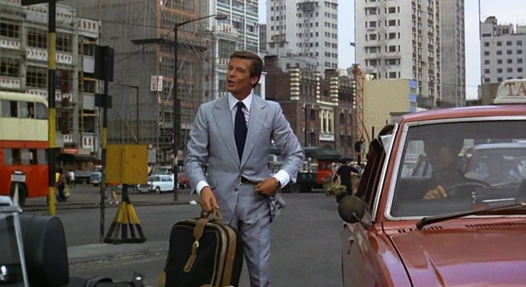 Roger Moore near the Western Market in “The Man with the Golden Gun”. Photo: United Artists Roger Moore near the Western Market in “The Man with the Golden Gun”. Photo: United Artists