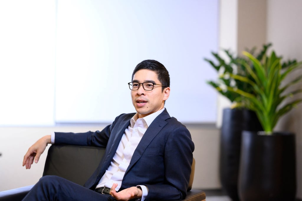 Adriel Chan takes over the Hang Lung group in a succession plan first announced in January this year. Photo: Handout Adriel Chan takes over the Hang Lung group in a succession plan first announced in January this year. Photo: Handout