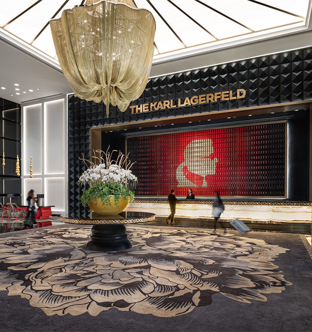 Reception at The Karl Lagerfeld hotel Reception at The Karl Lagerfeld hotel