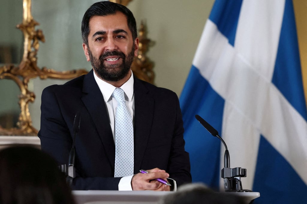 Humza Yousaf will resign as SNP leader and Scotland’s First Minister, avoiding having to face a no-confidence vote in his leadership. Photo: Pool via Reuters