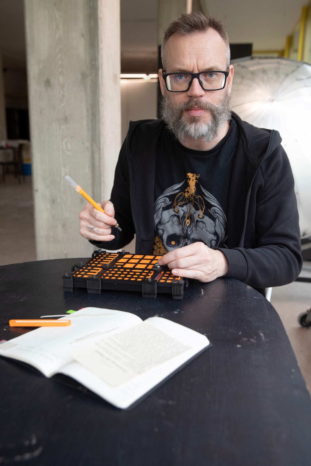 Austrian artist Andreas Joska-Sutanto is transforming Mein Kampf by Adolf Hitler into a cookbook. Photo: AFP