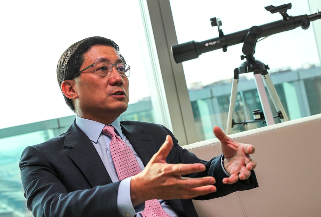 Airport Authority CEO Fred Lam (pictured) will take over from the departing chairman in June. Photo: Edward Wong Airport Authority CEO Fred Lam (pictured) will take over from the departing chairman in June. Photo: Edward Wong