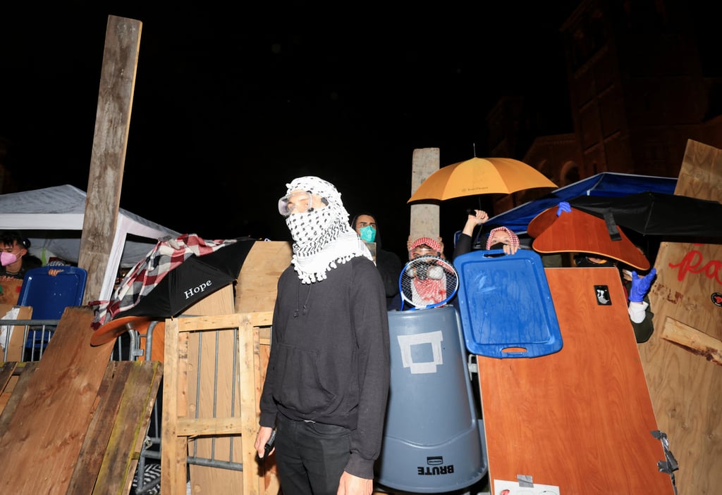 Scenes at the University of California, Los Angeles. Photo: Reuters Scenes at the University of California, Los Angeles. Photo: Reuters