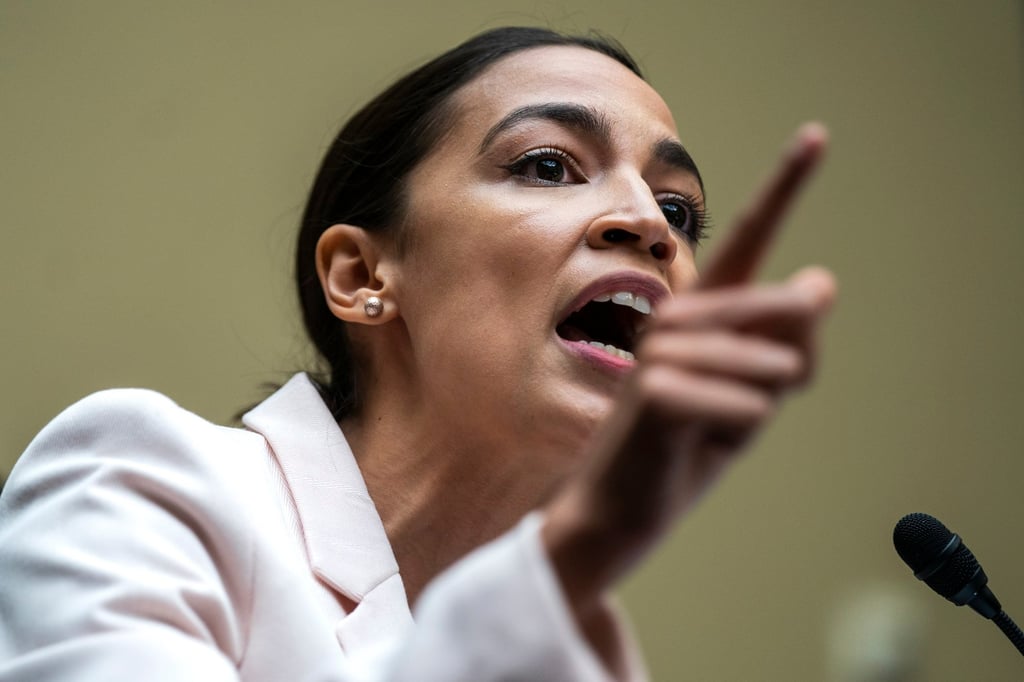 Democratic Representative from New York Alexandria Ocasio-Cortez is a passionate speaker. Photo: EPA-EFE