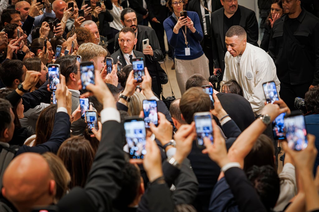 Hublot brand ambassador Kylian Mbappé launches the Big Bang Uefa Euro 2024 official watch at Watches and Wonders Geneva in April. Photo: Keystone Hublot brand ambassador Kylian Mbappé launches the Big Bang Uefa Euro 2024 official watch at Watches and Wonders Geneva in April. Photo: Keystone