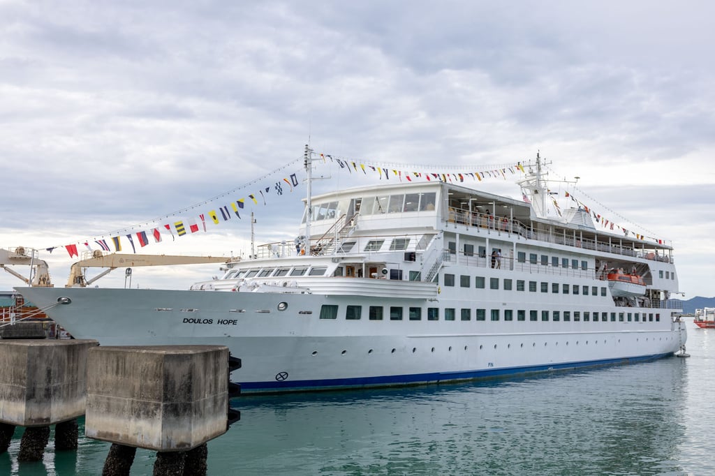The Doulos Hope will be at berth in Tsim Sha Tsui, Hong Kong, and open to the public from May 4. Photo: Doulos Hope