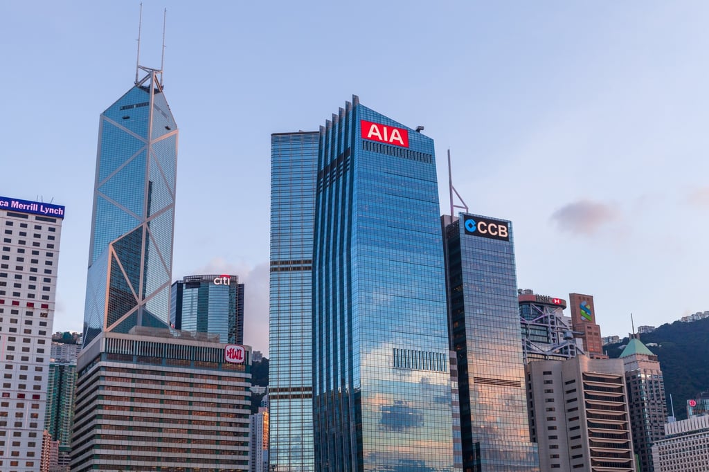 Modern office buildings in Central, Hong Kong. Photo: Shutterstock Modern office buildings in Central, Hong Kong. Photo: Shutterstock