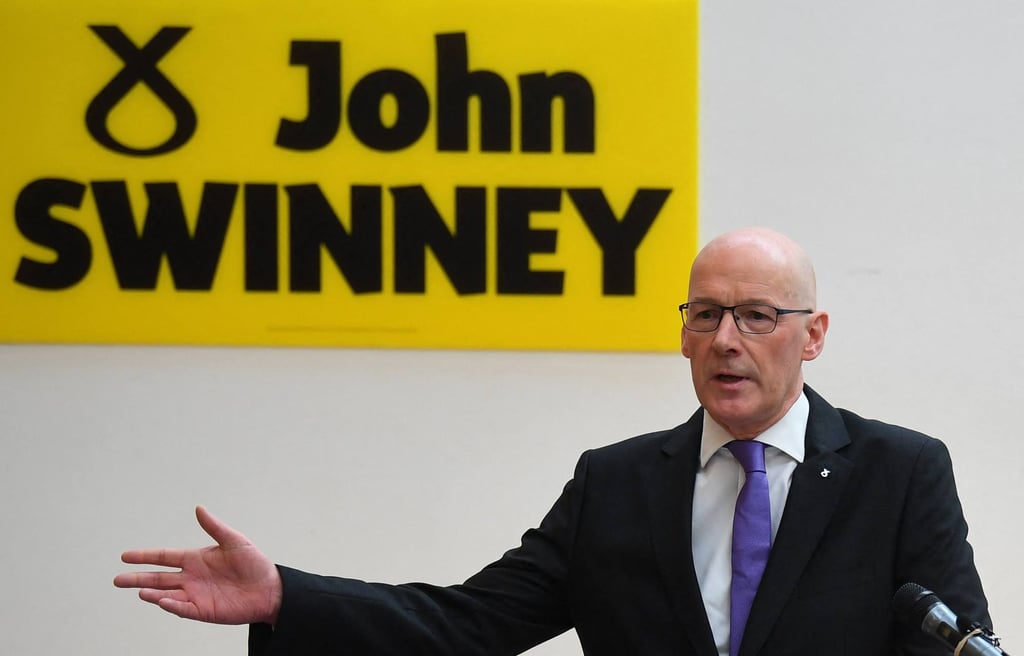 John Swinney has taken over from Humza Yousaf as leader of Scotland’s SNP. Photo: AFP
