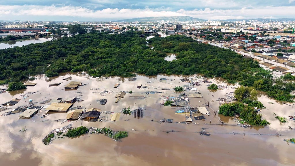 The Sarandi neighbourhood in Porto Alegre, Brazil. Photo: AFP The Sarandi neighbourhood in Porto Alegre, Brazil. Photo: AFP