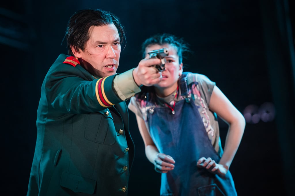 Daniel York Loh and Katie Leung rehearsing for Snow in Midsummer with the Royal Shakespeare Company. Photo: Ikin Yum