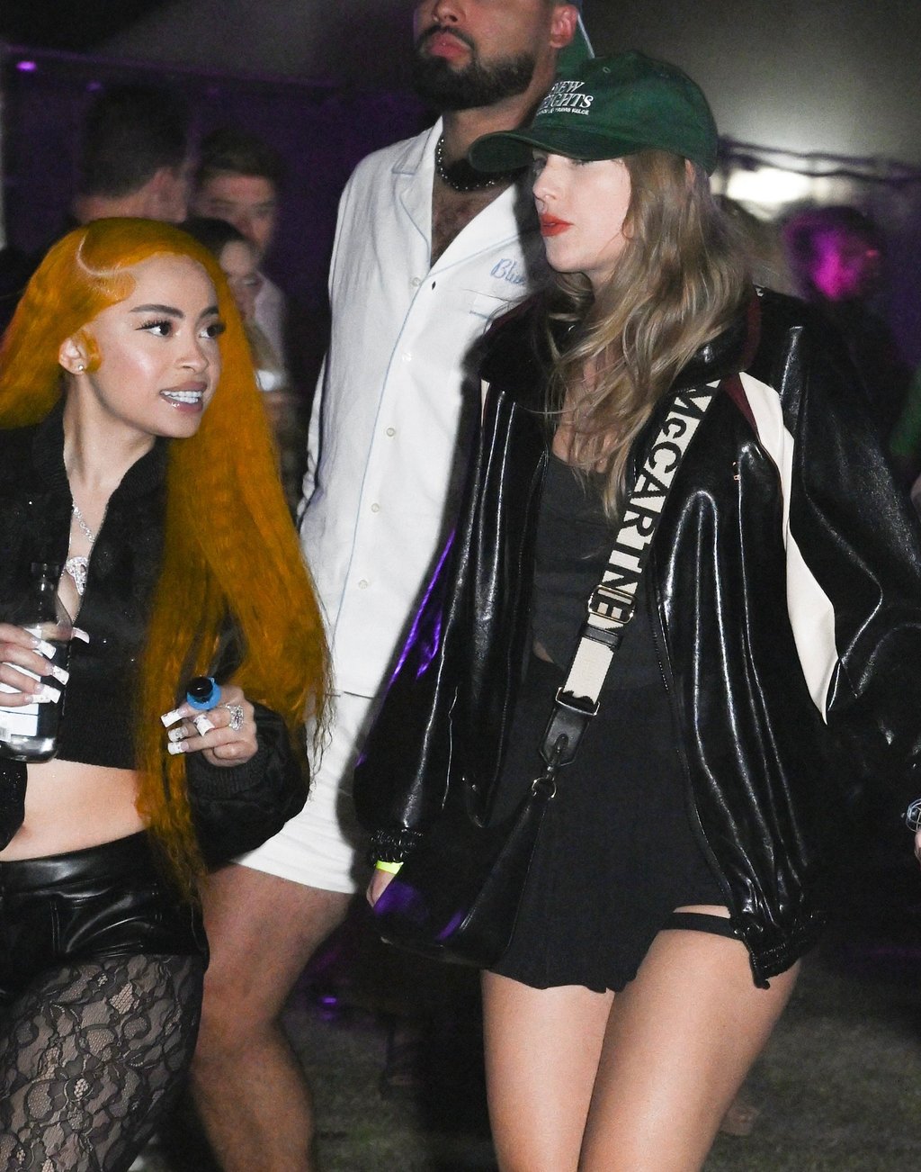 Ice Spice and Taylor Swift at Coachella on April 13. Photo: Getty Images Ice Spice and Taylor Swift at Coachella on April 13. Photo: Getty Images