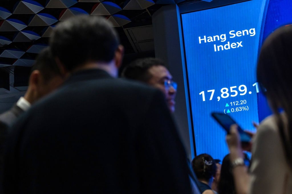 Hong Kong’s Hang Seng Index was the best-performing global benchmark in April. Photo: Bloomberg Hong Kong’s Hang Seng Index was the best-performing global benchmark in April. Photo: Bloomberg
