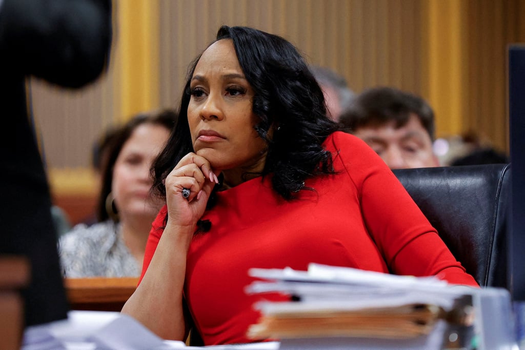 Fulton County District Attorney Fani Willis attends a hearing on the Georgia election interference case in Atlanta in March. Photo: Reuters Fulton County District Attorney Fani Willis attends a hearing on the Georgia election interference case in Atlanta in March. Photo: Reuters