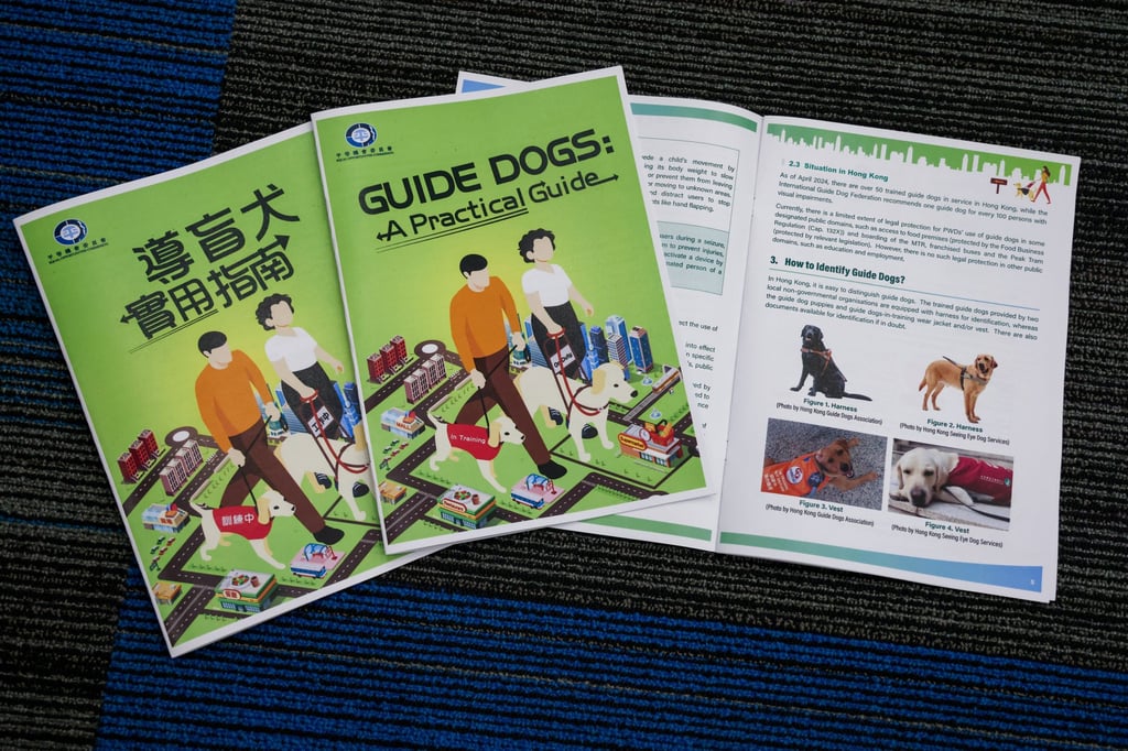 The Equal Opportunities Commission has released “Guide Dogs: A Practical Guide”. Photo: Jelly Tse