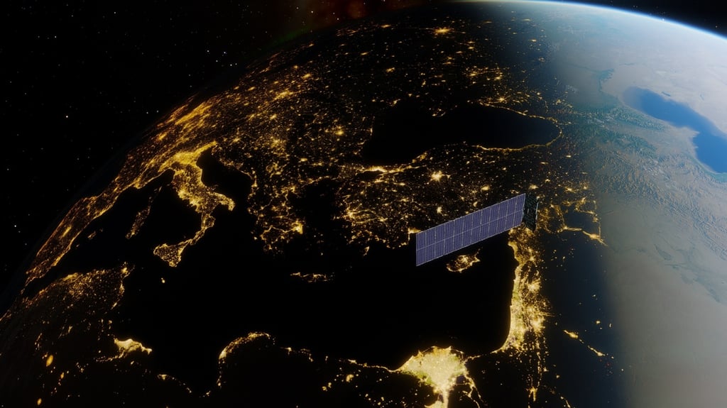 A Starlink satellite in Earth’s orbit. Photo: Shutterstock A Starlink satellite in Earth’s orbit. Photo: Shutterstock