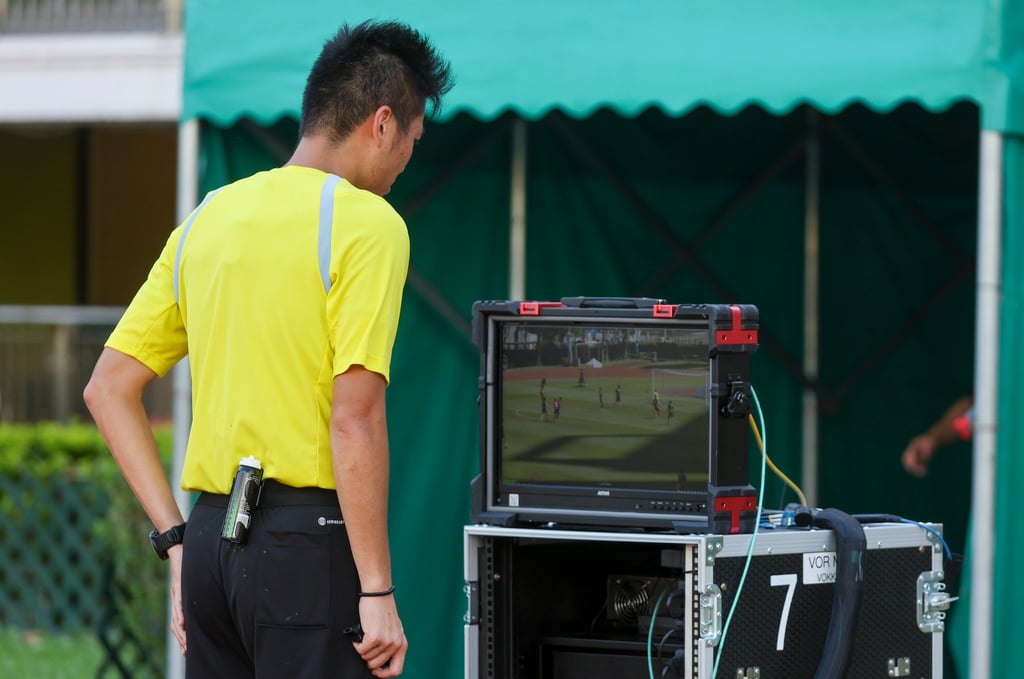 VAR is being used in the Hong Kong Premier League, but not at every match. Photo: Edmond So