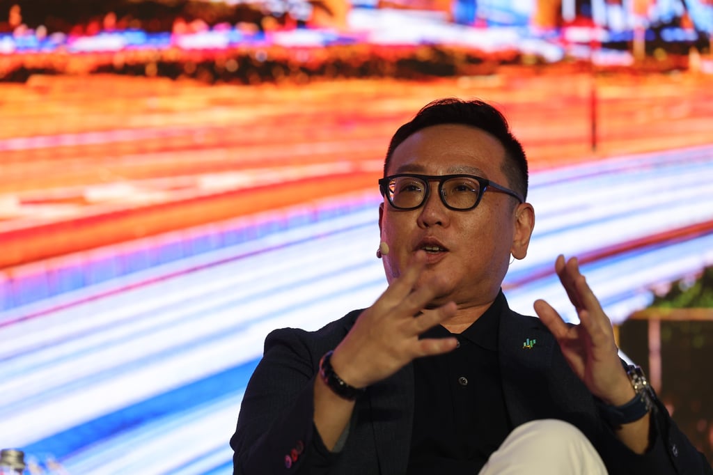 Steven Chou, chairman of Sahm Capital, attends the Capital Markets Forum at the HKEX on Thursday. Photo: Edmond So