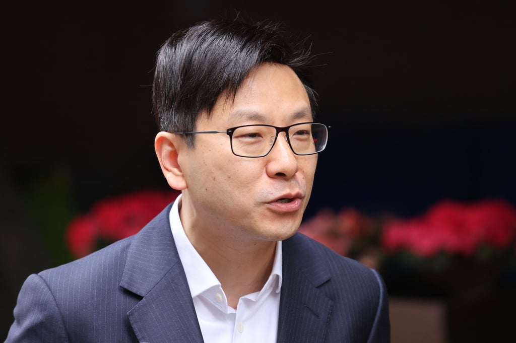 Hong Kong Secretary for Labour and Welfare Chris Sun Yuk-han said two-thirds of incoming city talent were aged 40 and below, and many had brought young families, injecting vitality into an ageing population. Photo: Yik Yeung-man