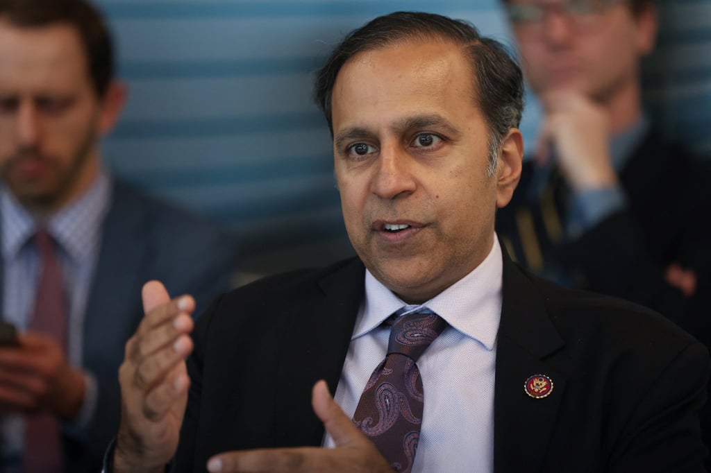 Representative Raja Krishnamoorthi, an Illinois Democrat, introduced the bill on Friday. Photo: Reuters